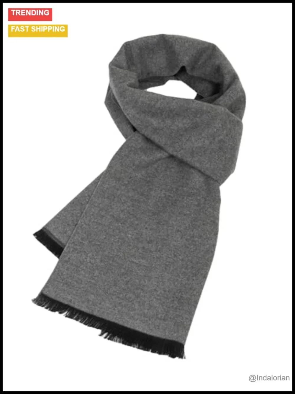 Winter Scarf Long Warm Thick Shawl for Cold Weather Cashmere Blend